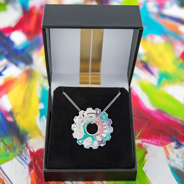 RockLove ARCANE Jayce and Viktor Cog Necklace