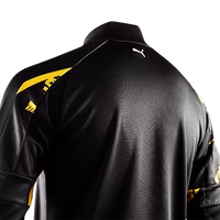 NAVI Half Zip Hoodie Emblem Black